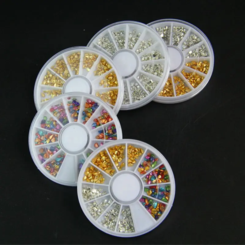 Набор украшений для нейл-арта несколько форм Золотая Руда украшение ногтей