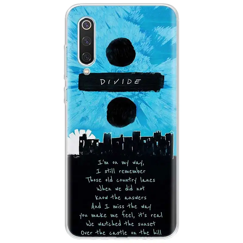Чехол для телефона с текстом песни Ed Sheeran Xiaomi Redmi Note 10S 9S 8T 11T 11 10 9 8 Pro 9T 9A 9C 8A 7A 7 5
