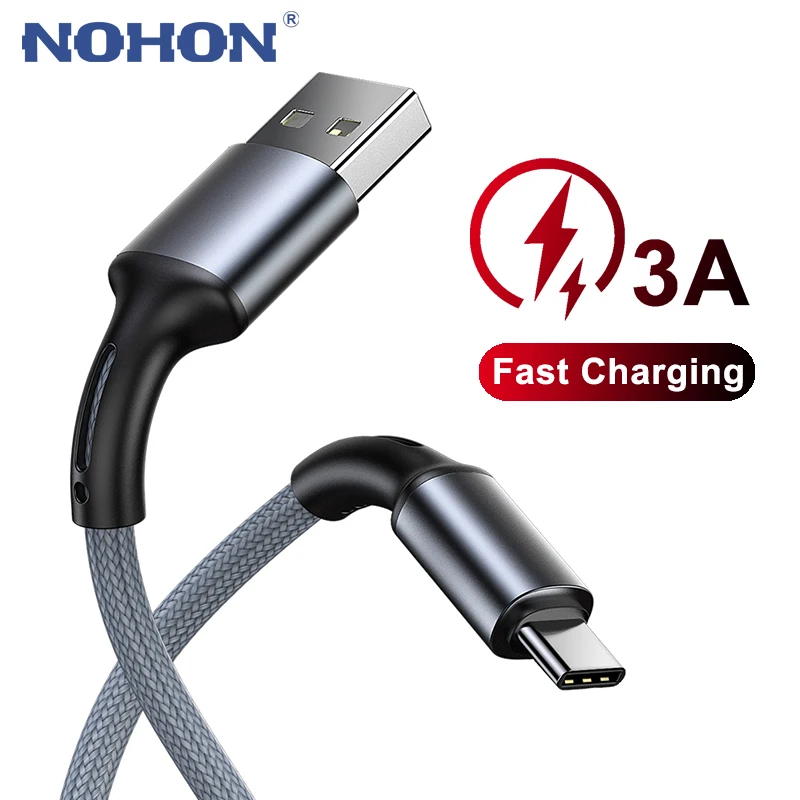 

3m USB Type C Fast Charging USB C Cable Data Cord For Samsung S20 A51 Xiaomi Mi 10 Huawei P30 3A Mobile Phone Charger Long Wire