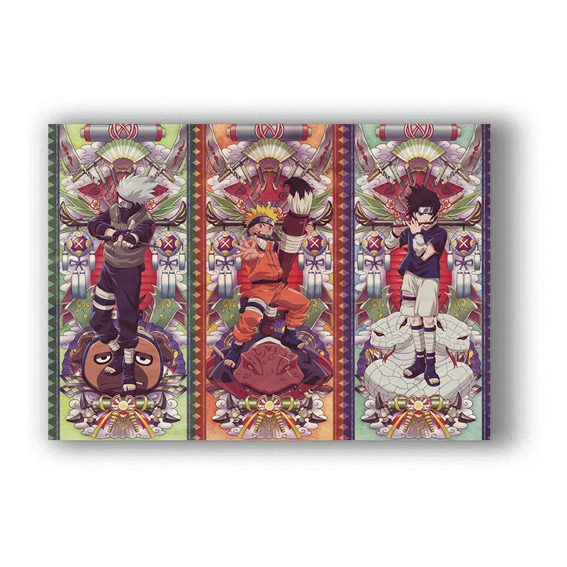 Ниндзя Uzumaki Naruto у героя мультфильма Саскэ Утиха классический комикс мелованная