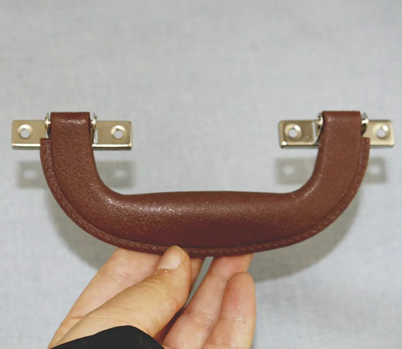 Современные пластиковые ручки коробки и черные чемодана держатель коричневый