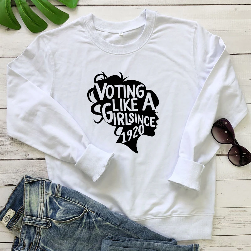 Женский свитшот с надписью Vote Like A Girl 1920 года