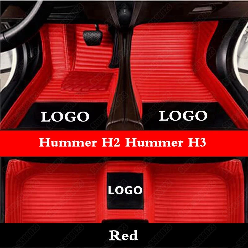 Автомобильные Коврики Для Hummer H2 H3 все погодные персонализированные кожаные