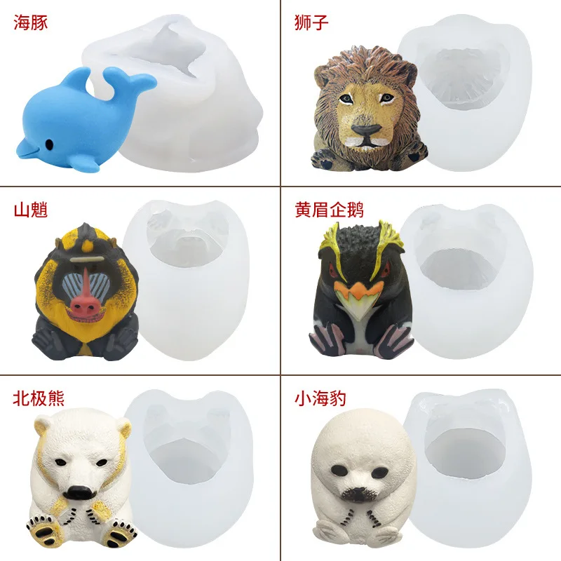 

Silicone Mold Animal Ice Grid Dolphin Silicone Mold Bread Mold Ice Cream Mold Cake Mold Cake Shop Supplies Decoration Gift C150