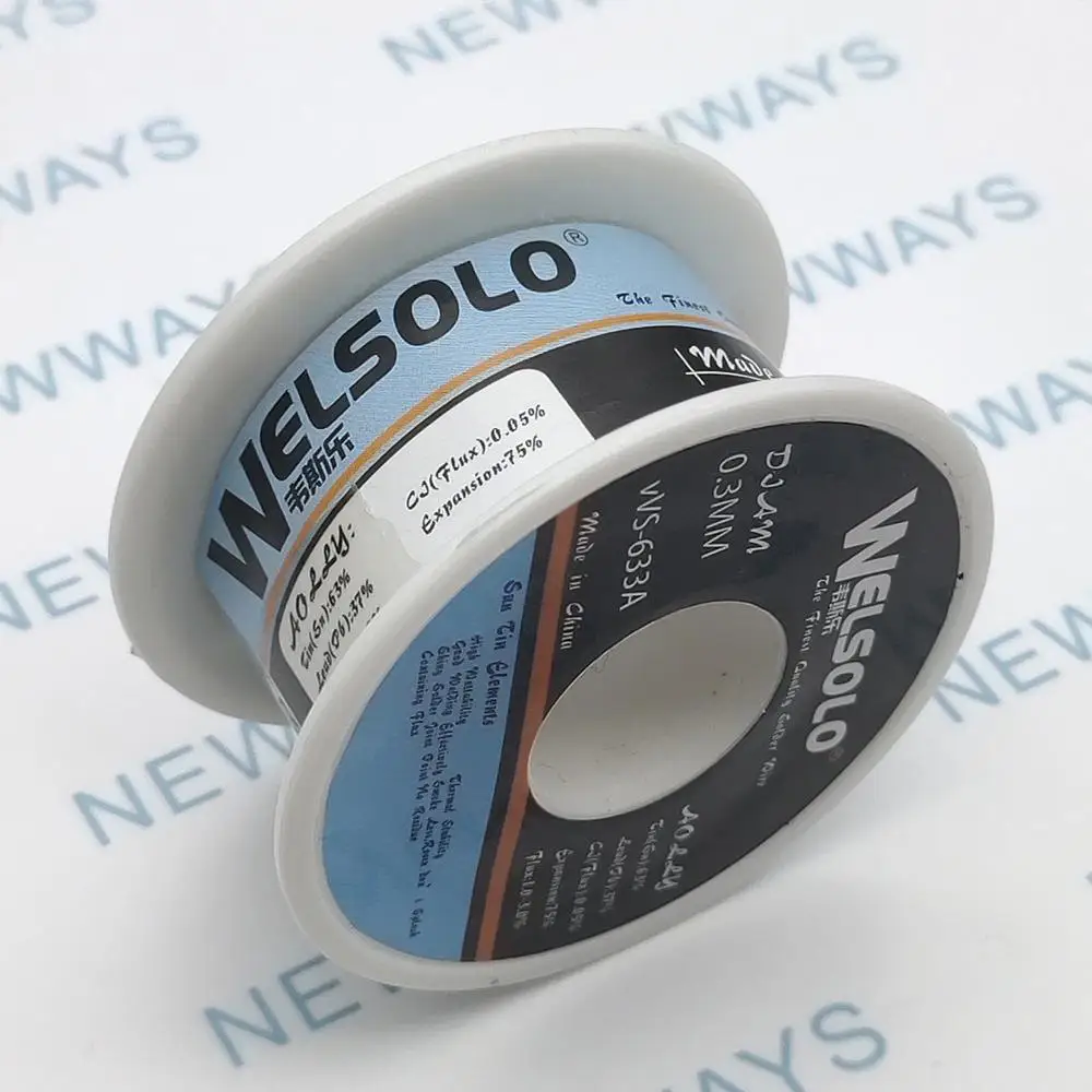 Оловянный припой сварочная проволока 0 3 мм 30 г канифольное ядро припоя 63/37