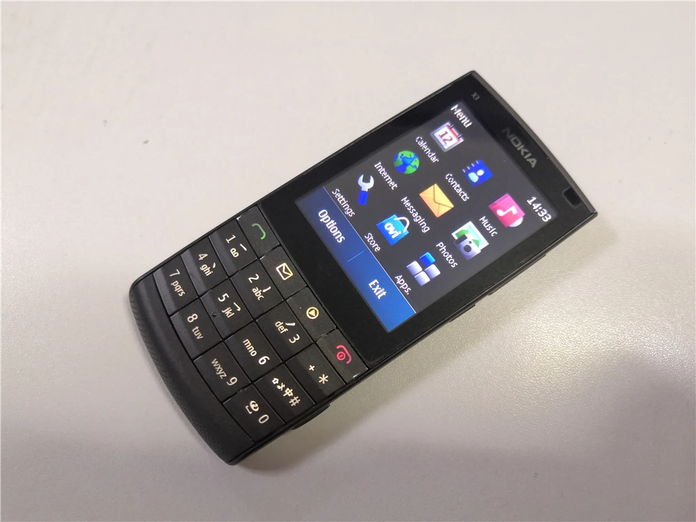 Популярный в Польше оригинальный телефон Nokia X3-02 3G 5 0 МП с русской клавиатурой и