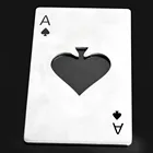 Открывалка для бутылок, открывалка для бутылок из нержавеющей стали для покера, открывалка для пивных бутылок, Легкий Кошелек