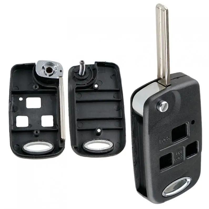 2 кнопки Модифицированный корпус автомобильного ключа дистанционного
