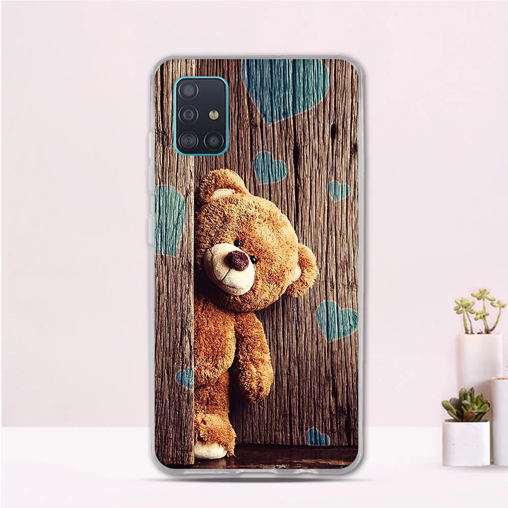 Силиконовый чехол 6 5 дюйма для Samsung Galaxy A51 новая модная мягкая задняя крышка из ТПУ