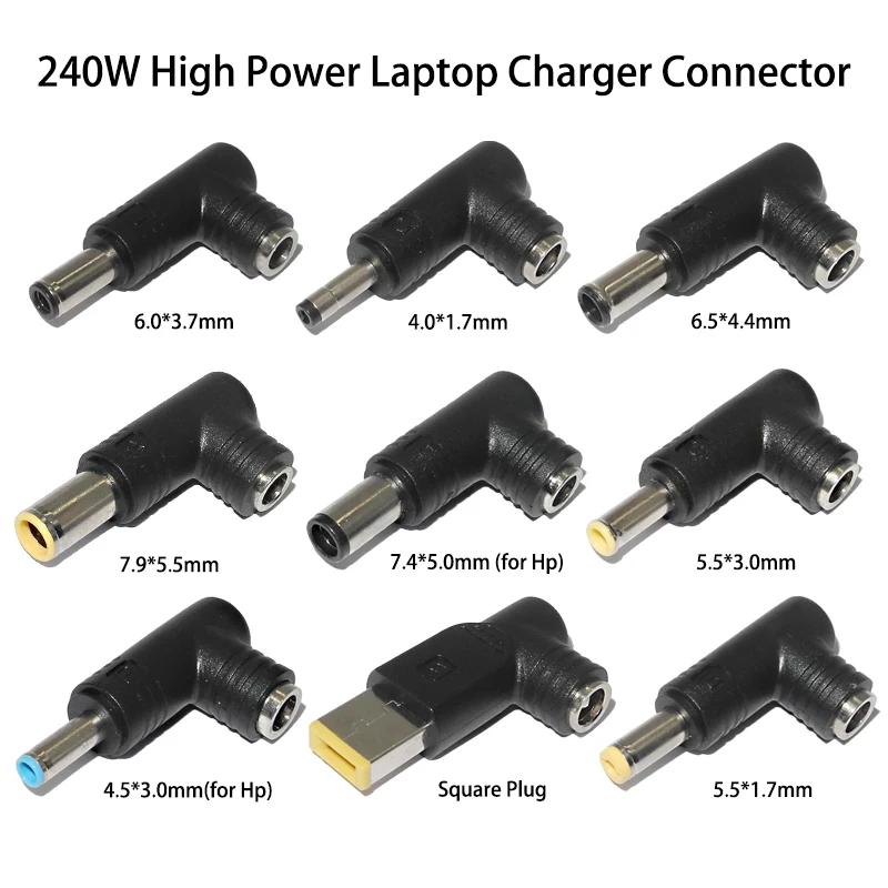 Connector Plug For Lenovo Hp Asus Acer Laptop Charger Converter 180w 230w