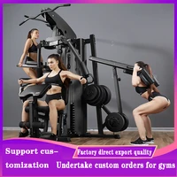 a wide range of fitness equipment comprehensive training device multi function three person station large equipment strength