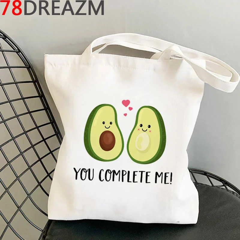 

Avocado shopping bag cotton grocery shopper bolso bolsas de tela canvas bag cloth sacola net sacolas