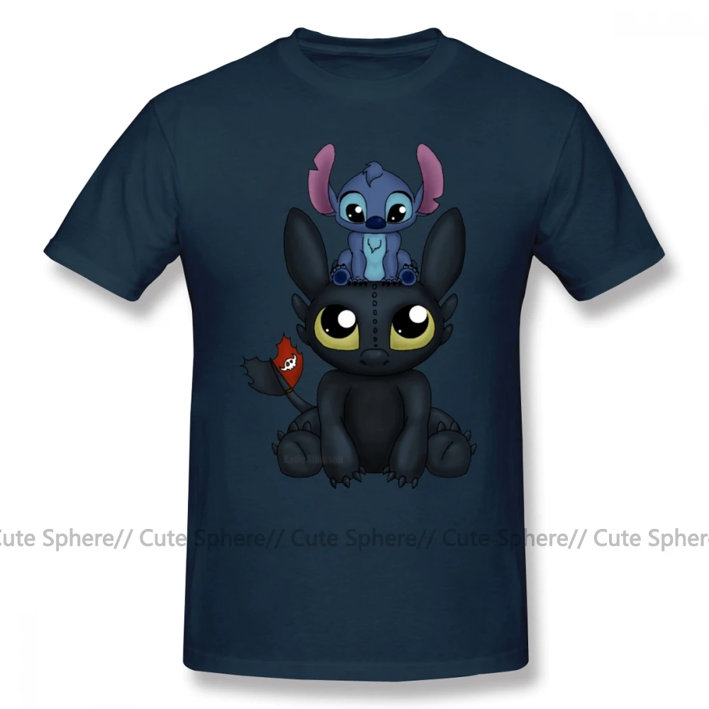 Navy Blue Футболка Lilo Stitch, футболка Can I Sit Here, футболка с коротким рукавом и принтом, Мужская Базовая забавная футболка большого размера из 100 хлопка - Цвет: Navy Blue