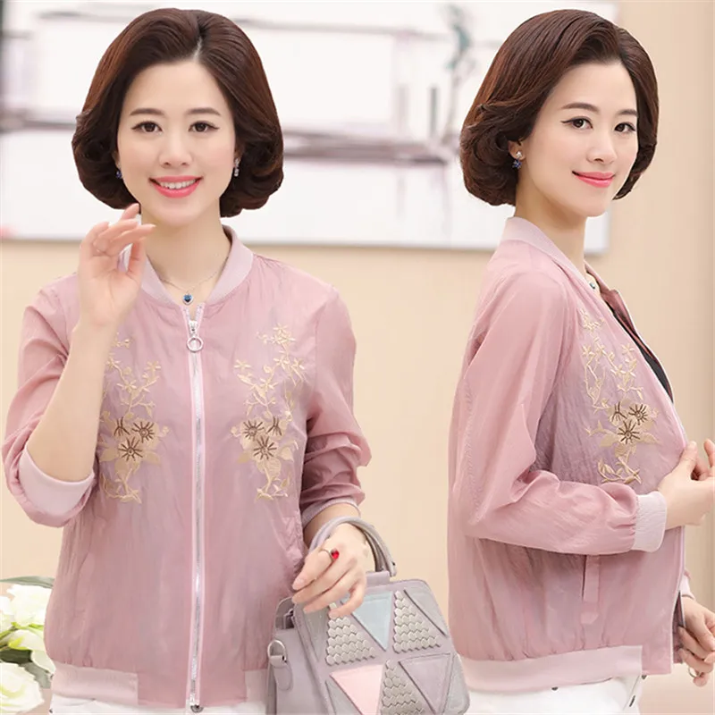 Женский пиджак с вышивкой Повседневная тонкая куртка большого размера 4XL для