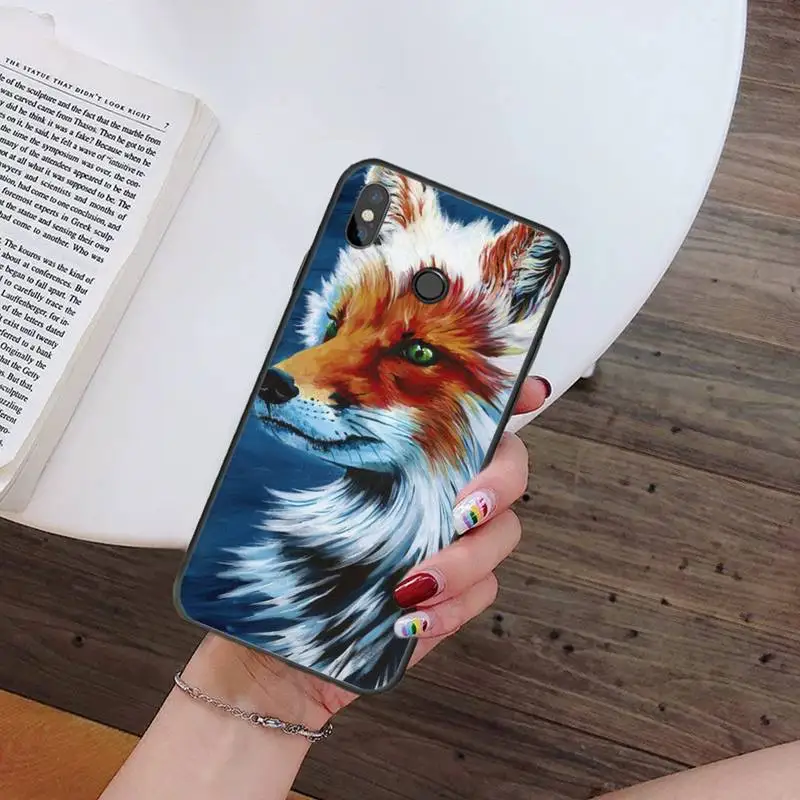 

foxes sly fox cute animal high quality Phone Case coque For Xiaomi Redmi note 7 8 9 t k30 max3 9 s 10 pro lite