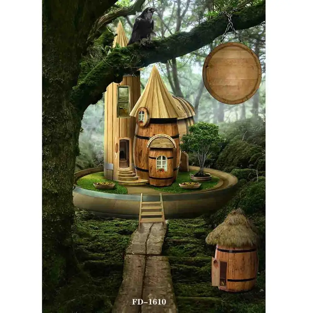 

ZHISUXI Vinyl Custom Photography Backdrops Prop fairy tale Photography Background NY1FD-06