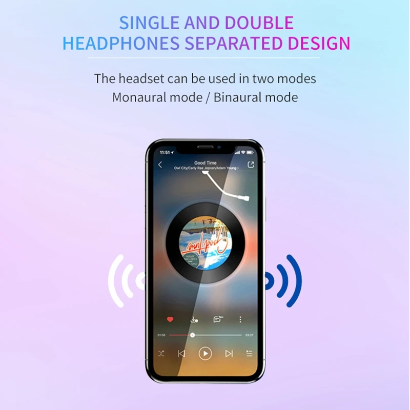 Беспроводные bluetooth наушники V2 TWS бинауральные HD звонки Hi Fi басы стереонаушники
