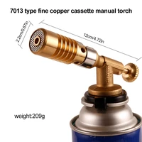 high quality portable high temperature brass welding torch flame gun mapp gas torch brazing solder propane welding plumbing
