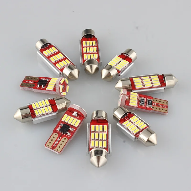 Canbus Автоматическая внутренняя светодиодная подсветка Купол Карта багажник