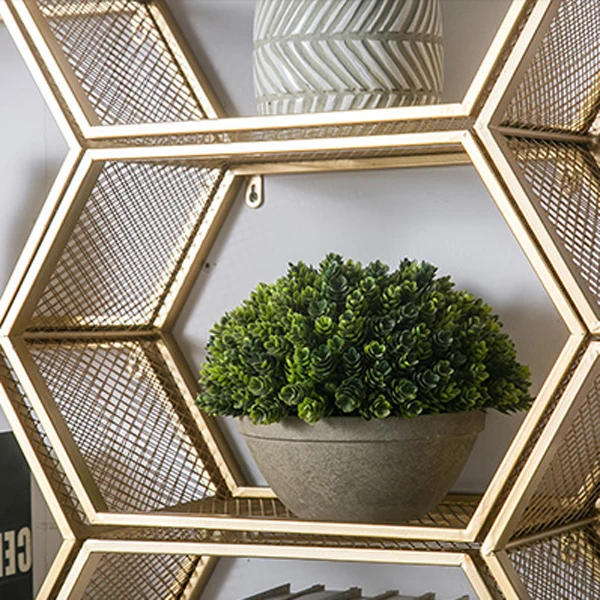 Креативный Золотой Встроенный Настенный шкаф сделай сам книжный в ряд мебель для