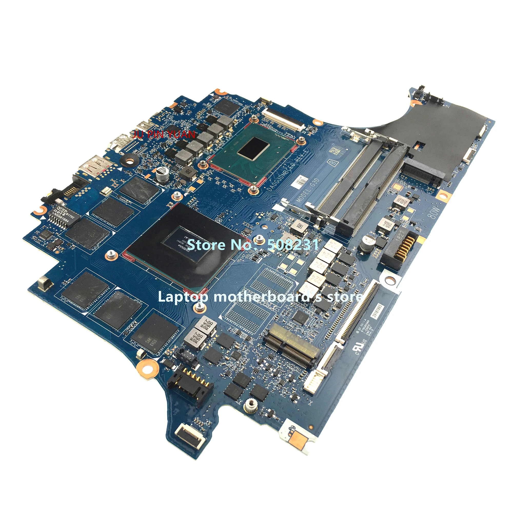 

Материнская плата для ноутбука HP OMEN 15-DC 15T-DC L24335-601 DA0G3DMBCE0 L24335-001 с sr3y I7-8750H GTX1060 6G 100% протестирована ОК