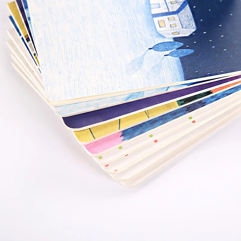 1 книга Тетрадь распродажа писать дневник Книга случайный 21x14 см школьные