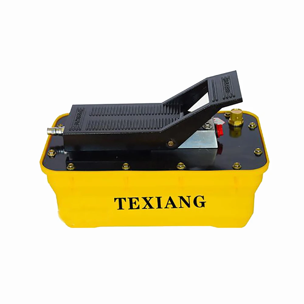 Пневматический гидравлический ножной насос с коррекцией балки пневматический