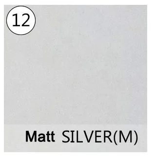 12 matt silver Изготовленный На Заказ Мягкий золотой PU логотип пленка галька теплопередача футболка платье наклейки из золотистой фольги железная одежда золотистые железные виниловые нашивки - Цвет: 12 matt silver