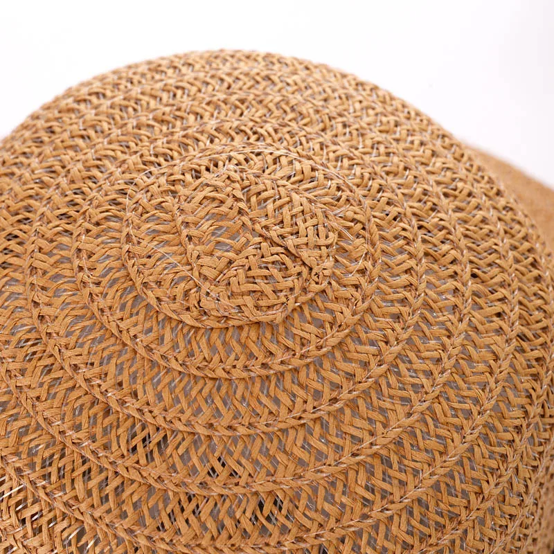 

Beach Straw Hat Female Zomer Seaside Sun Shade Travel Vacation Wild Big-edge Sandal Cap Breathable Sun Hat