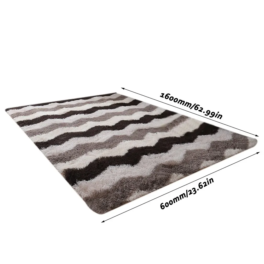 

Tie-dyed Carpet Wave Pattern Long Hair Washable Carpet Suitable For Living Room Coffee Table And Bedroom Bedside