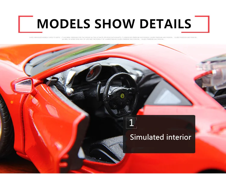 Bburago 1:24 Ferrari 599GTO модель автомобиля литье под давлением Металлическая Модель Детская игрушка бойфренд подарок имитация сплава автомобиль коллекция