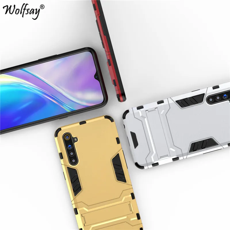 

For Realme XT Case Shockproof Armor Soft Silicone Hard Back PC Phone Case For OPPO Realme XT Protector Cover For OPPO Realme XT