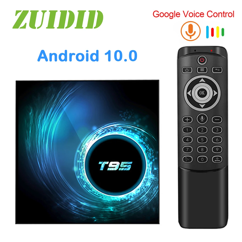 Смарт ТВ коробка T95 6K H616 4 ядра MAX Гб Оперативная память 64 Встроенная Android TV Box