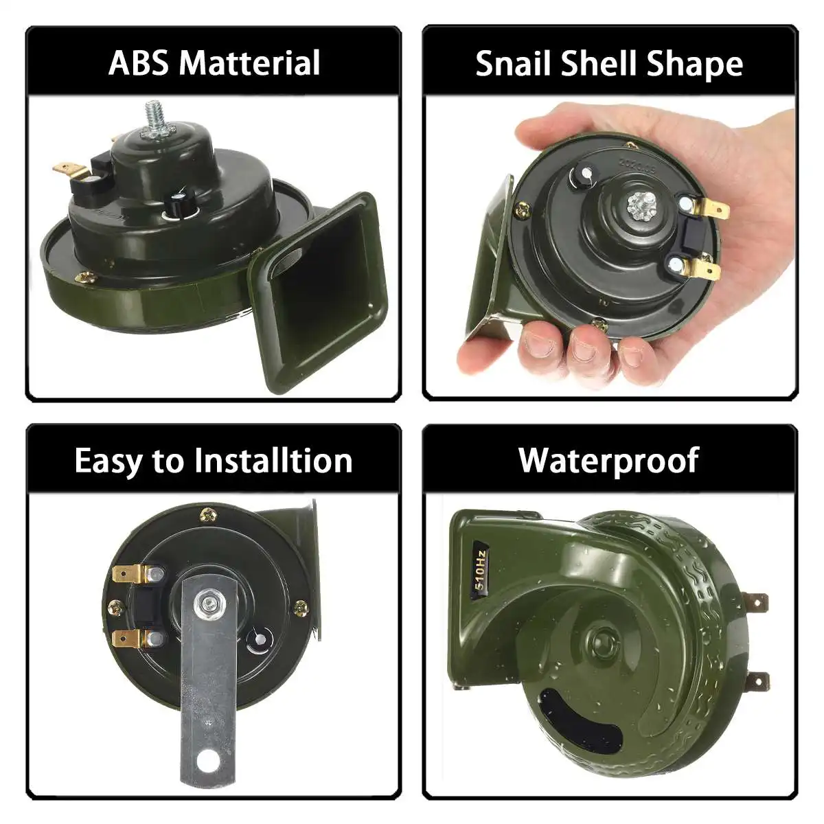 Гудок Автомобильный Электрический 600 дБ 12 В 2 шт. | Автомобили и мотоциклы