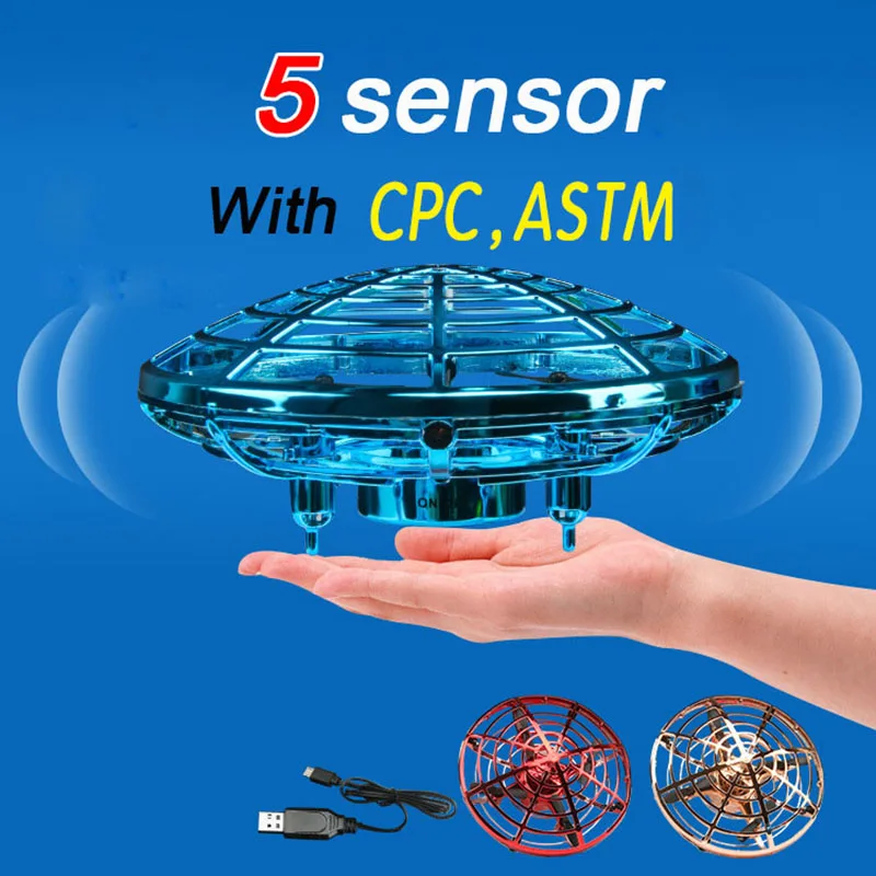 Анти столкновения Летающий вертолет волшебный ручной НЛО летающий летательный