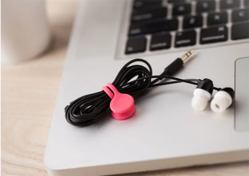 8 шт. телефон USB провода зажимы органайзера провода гарнитуры Кабельный Держатель для галстуков линия зажим для намотки многофункциональное магнитное сматывающее устройство для шнура для наушников