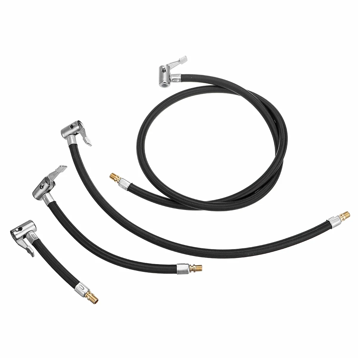 

1pcs 20/40/60/100cm Bike Motorcycle Car Tire Air Inflator Hose Adapter Twist Lock Extension Tube Adapter Air Standard Tire Valve