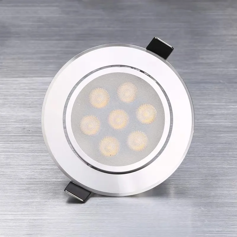 LED Downlight Dimmable 3W 4W 5W 7W Cut Hole 75mm,90mm,Warm White/Nature White/ Cold White Recessed Led Spot Light Ceiling Lamp