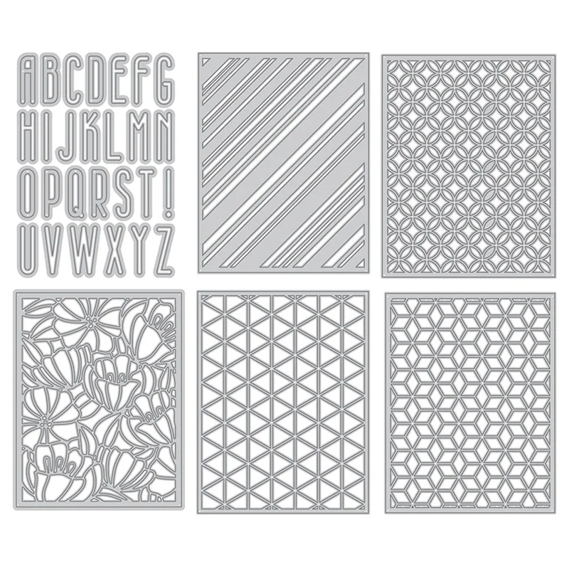 Набор рамок для фона металлические режущие штампы скрапбукинга фотоальбома