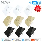 Умный выключатель RF433 сенсорный с поддержкой Wi-Fi и голосовым управлением