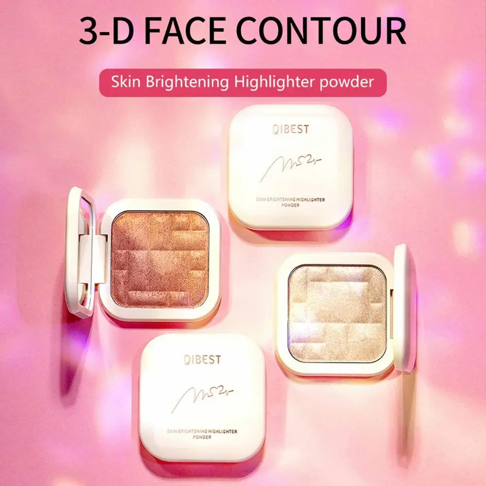 

Lasting Highlighter Pressed Powder Whitening Concealer Powder Suitable For Any Occasion Mashed Potato Highlighter Light Texture