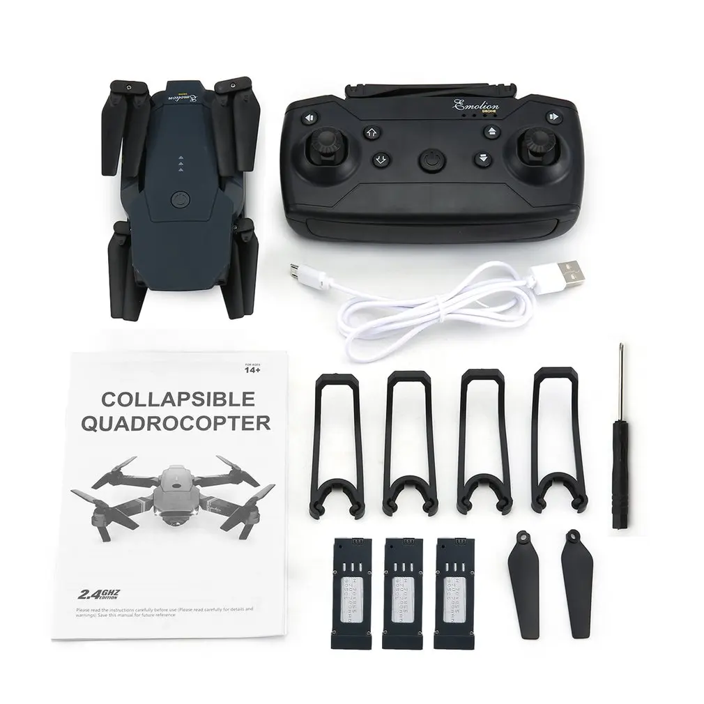 Складной Дрон с дистанционным управлением DJ-1 2.0MP широкоугольная камера режим