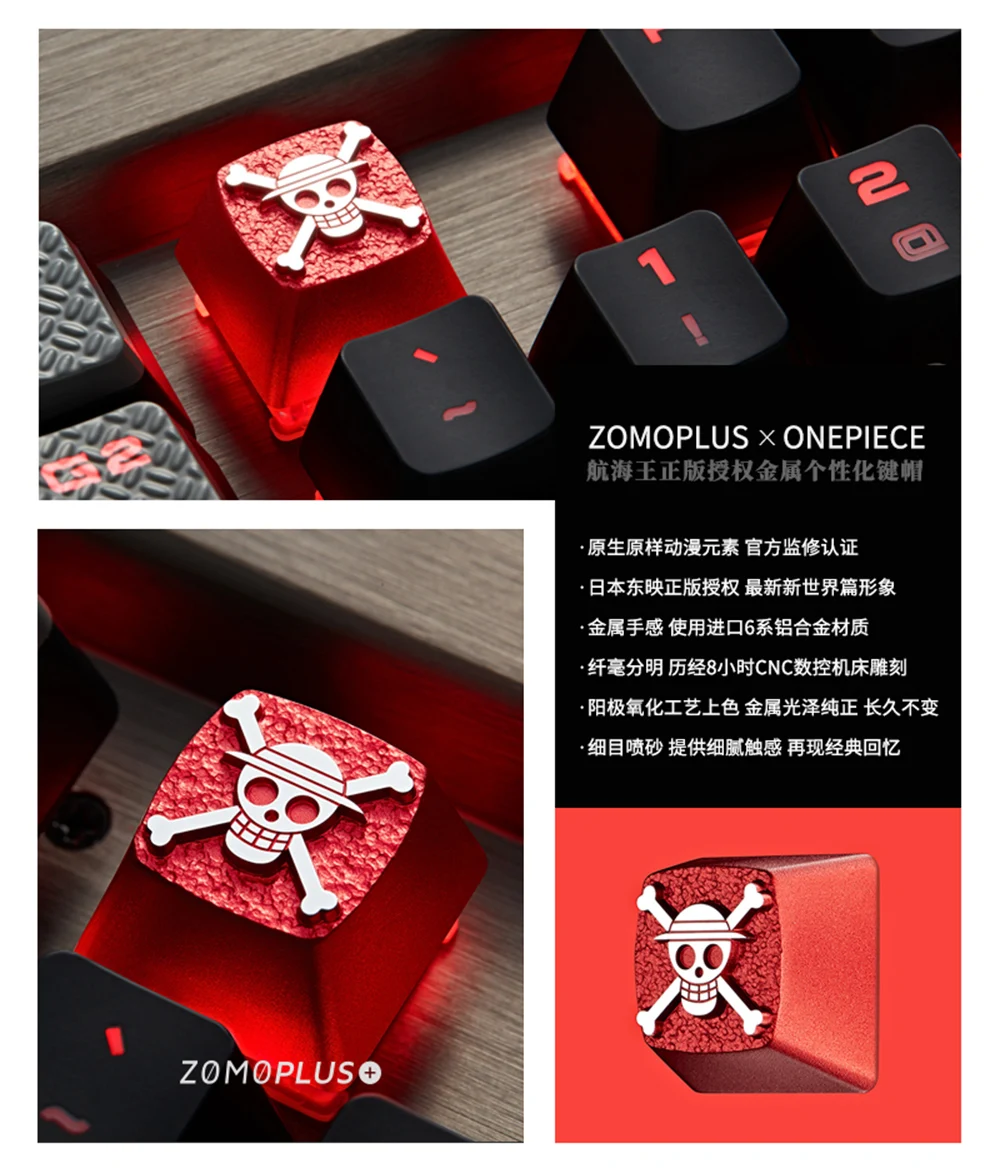 Один кусок алюминиевого сплава Keycap для Cherry MX Переключатель Механическая игровая клавиатура индивидуальные брелки для клавиатуры DIY украшения