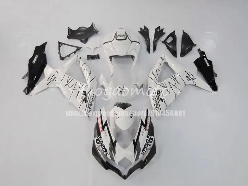 

Motorcycle fairings kit For all white Suzuki GSXR600-750 K8 2008 2009 2010 08 09 10 11 Cowlings Hulls ABS Injection Bodywork