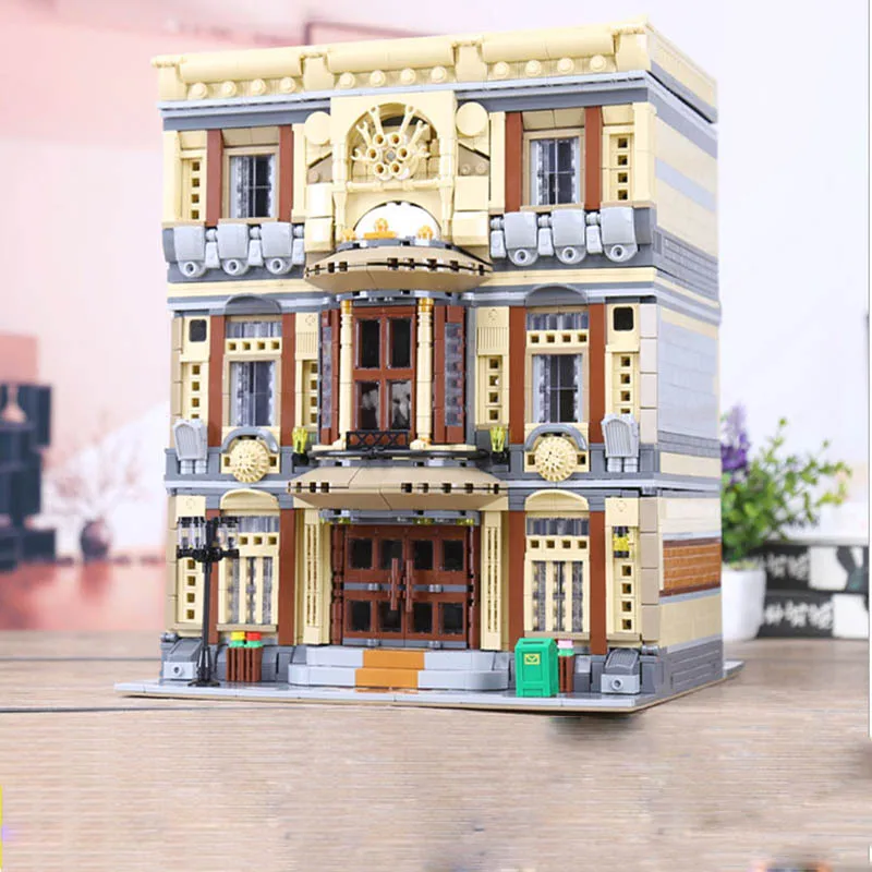 

Дом 01005 Новый MOC креативный городской морской музей Модульные строительные блоки кирпичи обучающая игрушка подарок на день рождения Рождес...