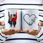 Лучшие кружки для друзей, персонализированная кофейная кружка для 2 девушек, чашки на заказ, кружки для друзей RR2089