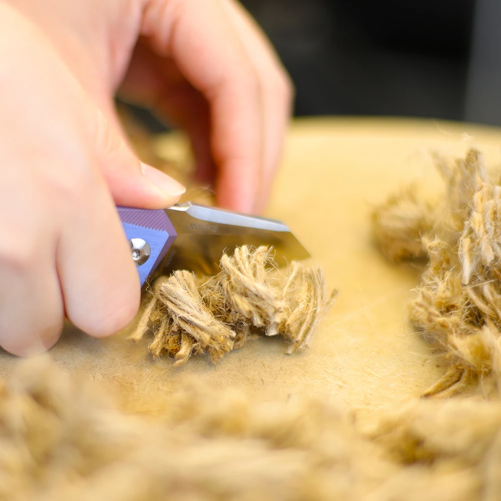 

WUBU Premium S35VN Steel Ultra Small Little Pocket Knife Tactical Folding Knife with Lock and Pocket Clip Mini EDC Keychain