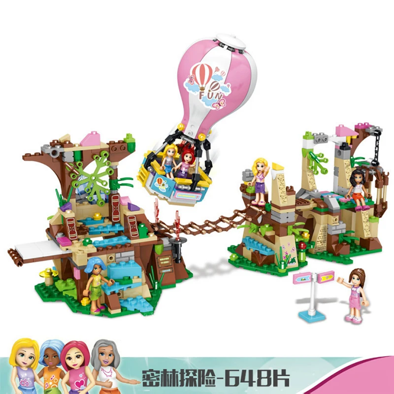 

Friends Series Girl The Rorest adventure Building Big Blocks Technic With Bricks Educational DIY Creative Gift Child Boys Toys