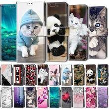 Wallet Flip Cover For Samsung Galaxy A12 A02 A02S A32 A42 A52 A72 5G Hot Creative Painted Pattern Magnetic Hasp Leather Case