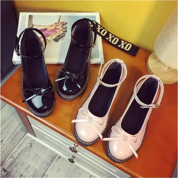 Студенческая обувь в стиле &quotЛолита&quot униформа для девушек и колледжа JK из